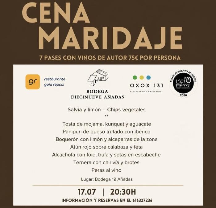 Cena Maridaje. Proyectos de Vida en el Mundo Rural